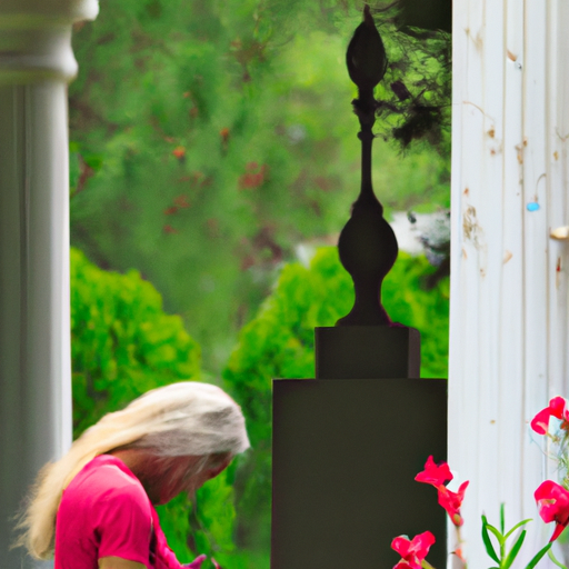 3. תמונה נוגעת ללב של תושב המקום ברגע של הרהור שקט בסוכת אבלים.